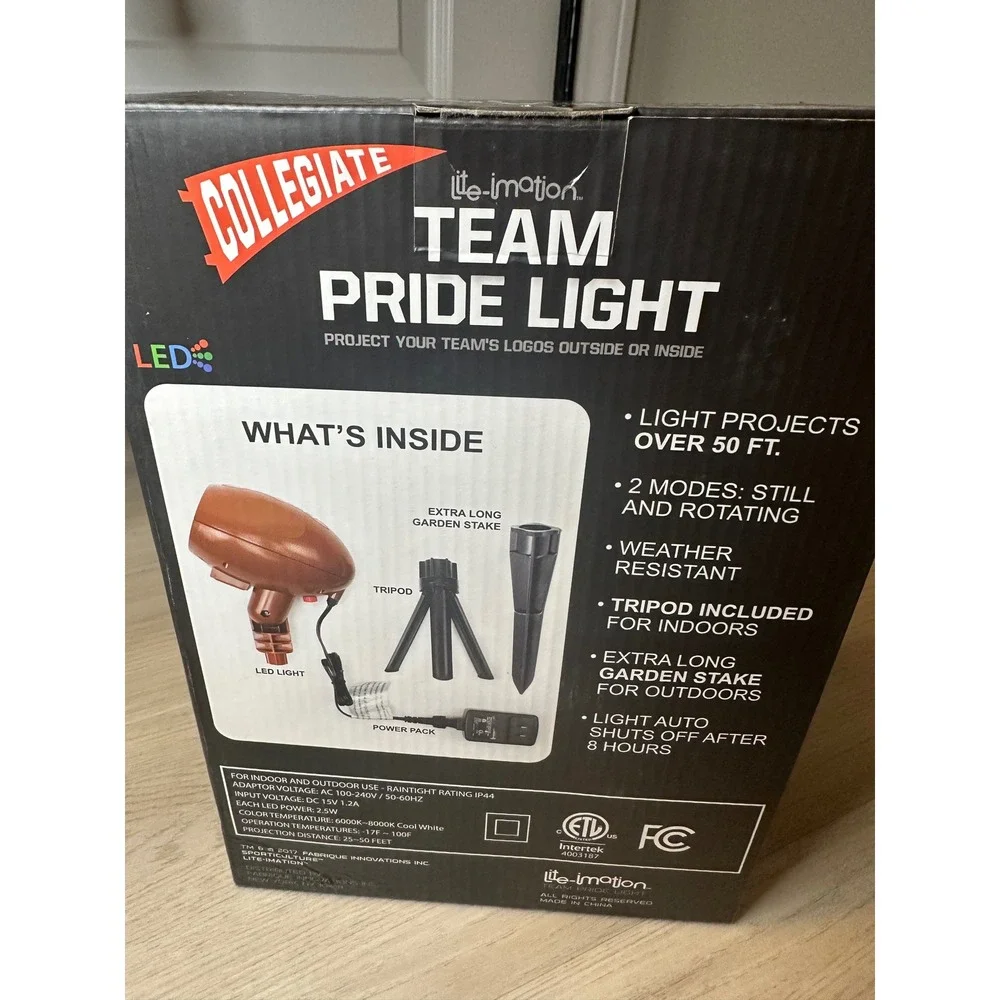Ole Miss Rebels Lite-Imation Collegiate Team‎ Pride LED Projector Light Outdoor